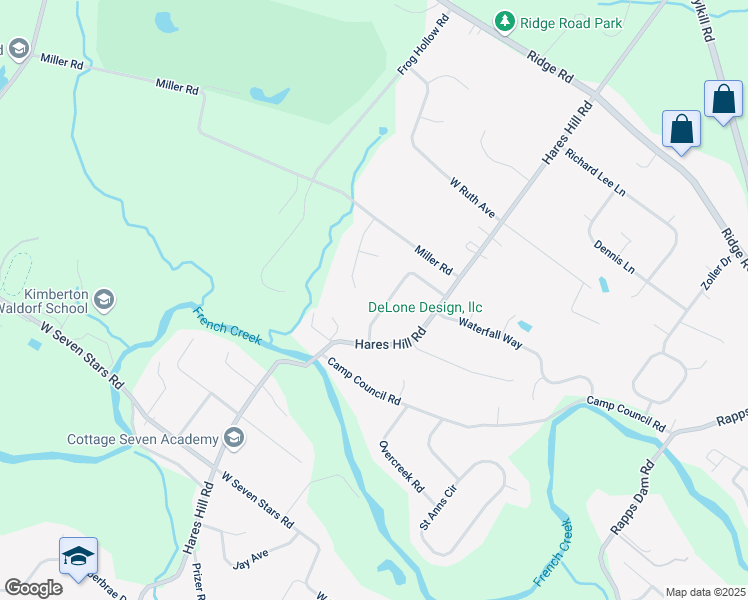 map of restaurants, bars, coffee shops, grocery stores, and more near 81 John Glenn Drive in Phoenixville