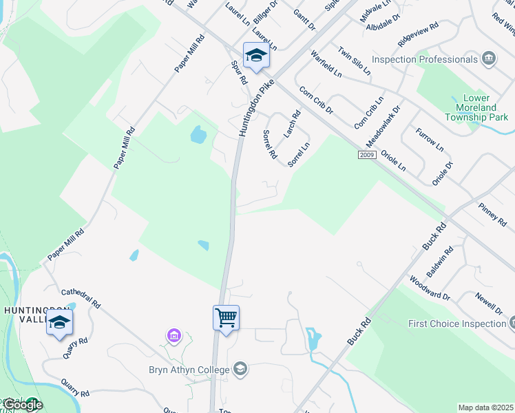 map of restaurants, bars, coffee shops, grocery stores, and more near 1026 Carriage Lane in Montgomery County