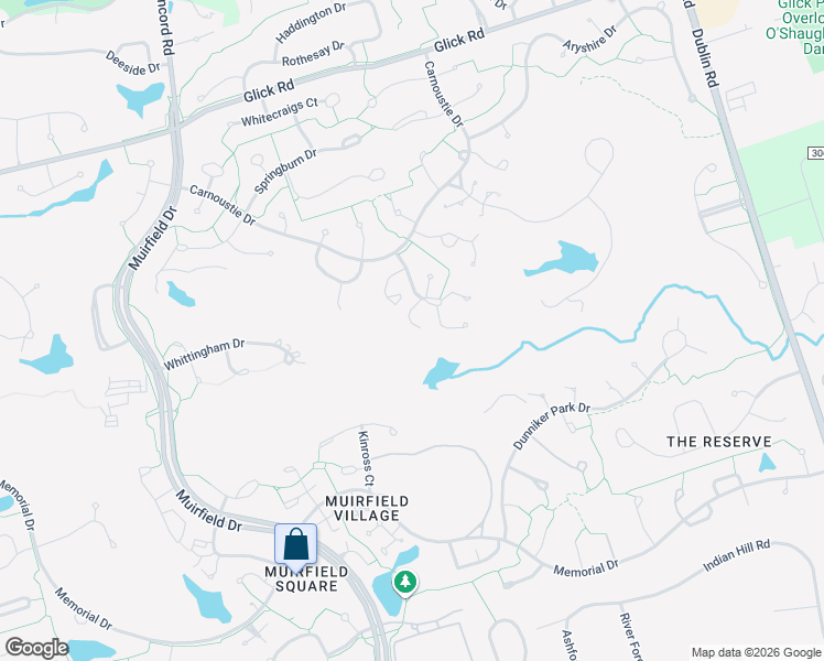 map of restaurants, bars, coffee shops, grocery stores, and more near 5794 Saint Anns Court in Dublin