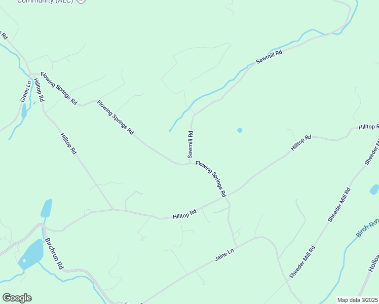 map of restaurants, bars, coffee shops, grocery stores, and more near 1615 Sawmill Road in Spring City
