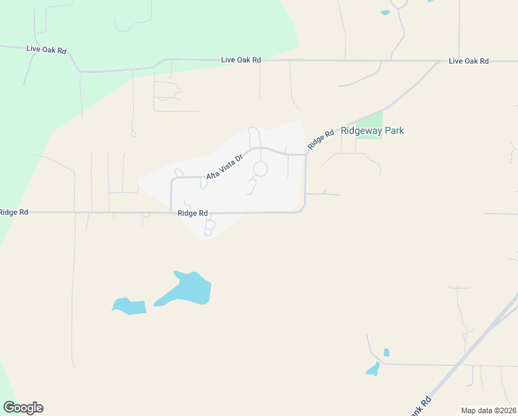 map of restaurants, bars, coffee shops, grocery stores, and more near 19601-19615 Ridge Road in Red Bluff