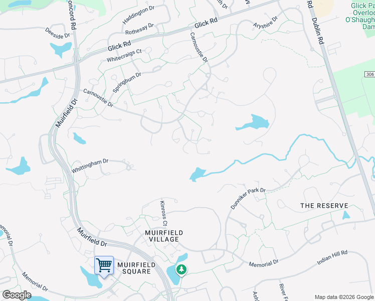 map of restaurants, bars, coffee shops, grocery stores, and more near 5794 Saint Anns Court in Dublin