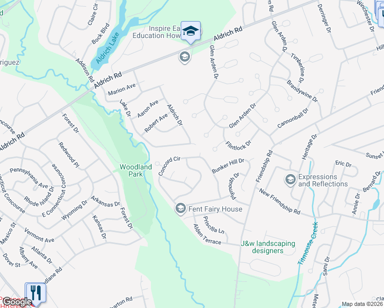 map of restaurants, bars, coffee shops, grocery stores, and more near 37 Providence Lane in Howell Township