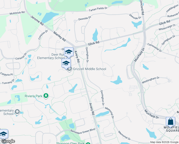 map of restaurants, bars, coffee shops, grocery stores, and more near 8358 Davington Drive in Dublin