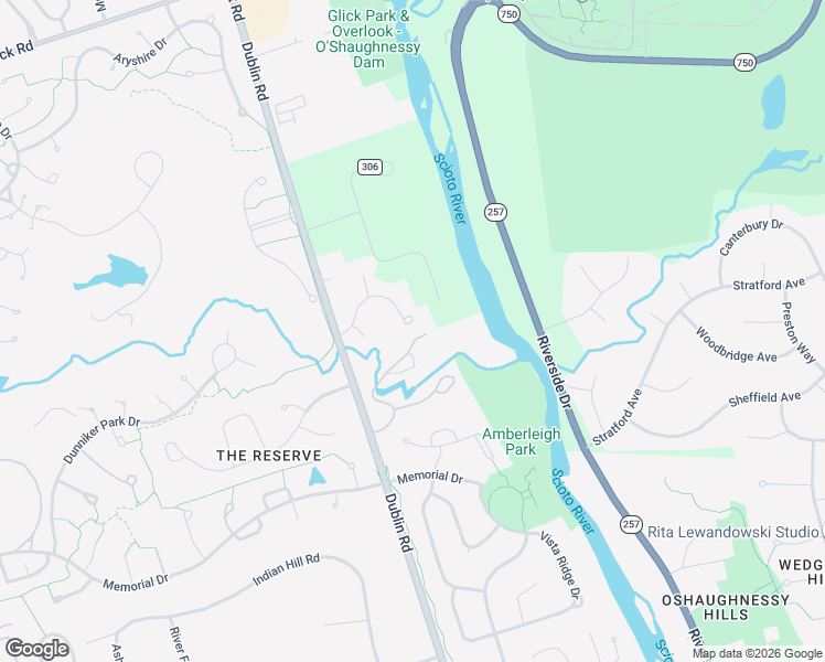map of restaurants, bars, coffee shops, grocery stores, and more near 5012 Glenaire Drive in Dublin