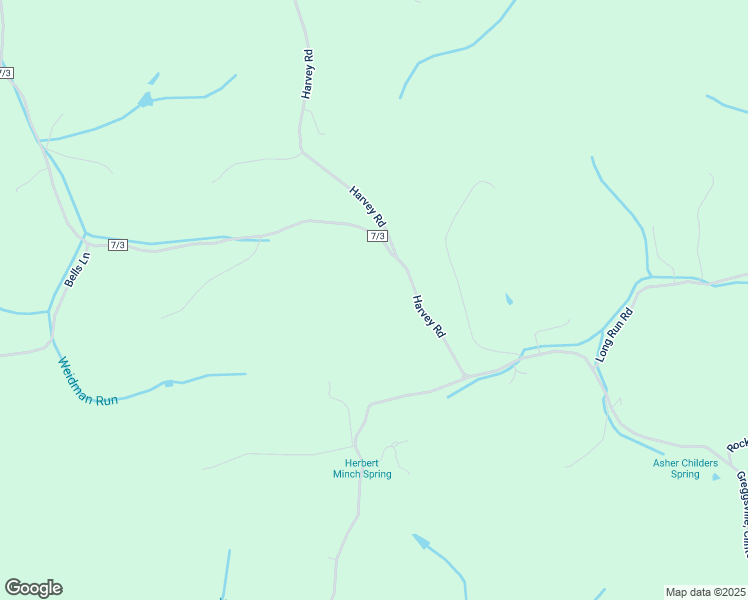 map of restaurants, bars, coffee shops, grocery stores, and more near 307 Harvey Road in Valley Grove