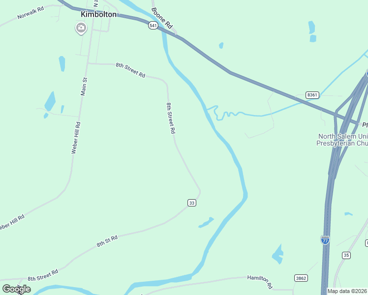 map of restaurants, bars, coffee shops, grocery stores, and more near 9 8th Saint Road in Kimbolton