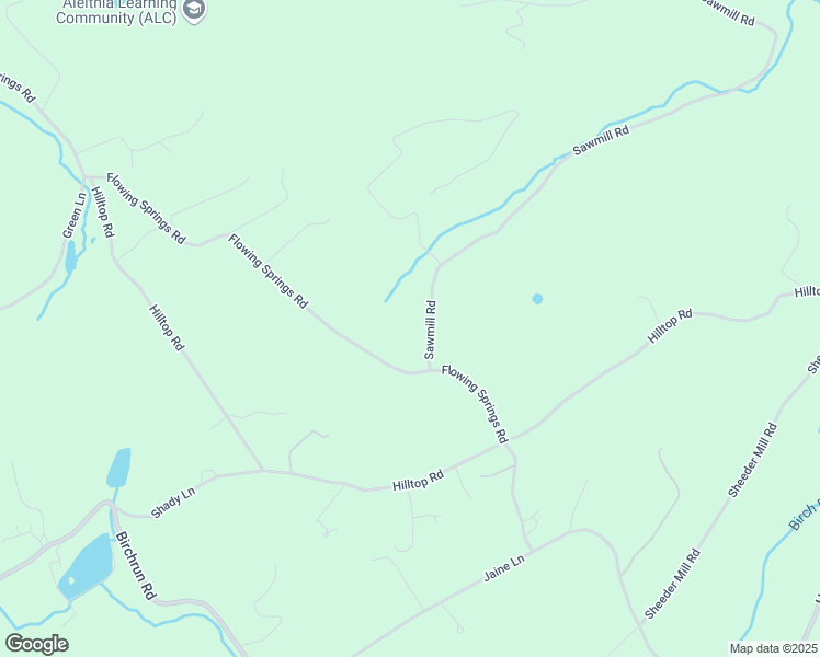 map of restaurants, bars, coffee shops, grocery stores, and more near 1615 Sawmill Road in Spring City