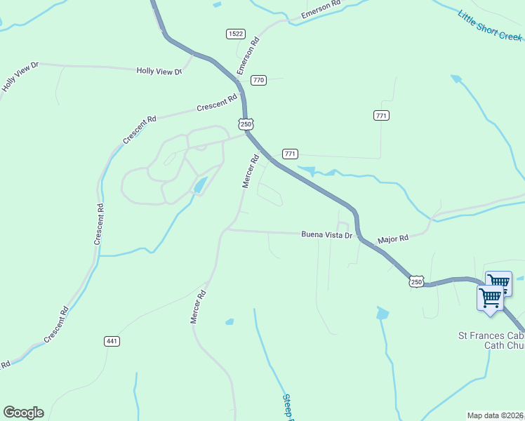 map of restaurants, bars, coffee shops, grocery stores, and more near 52250 Sidon Road in Dillonvale