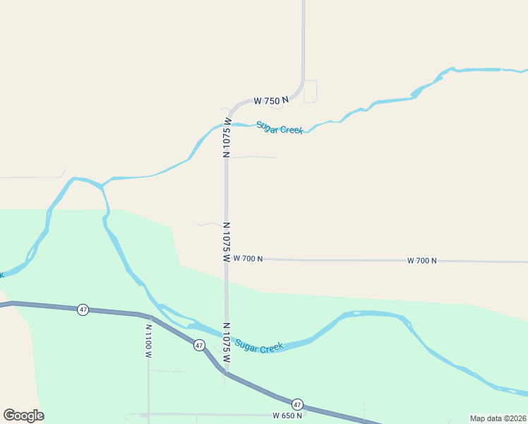 map of restaurants, bars, coffee shops, grocery stores, and more near 7001 North 1075 West in Thorntown