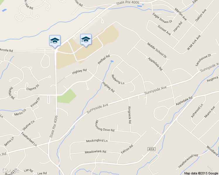 map of restaurants, bars, coffee shops, grocery stores, and more near 3033 Highley Road in Audubon
