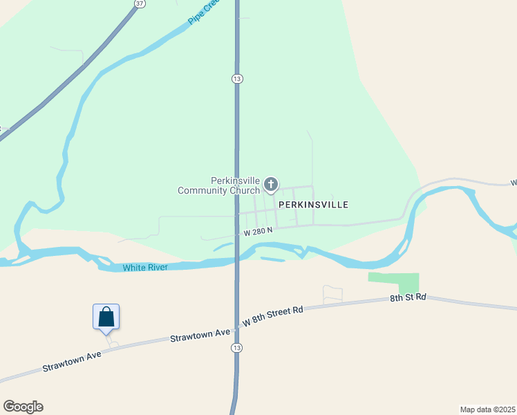 map of restaurants, bars, coffee shops, grocery stores, and more near 9944 West Center Street in Anderson