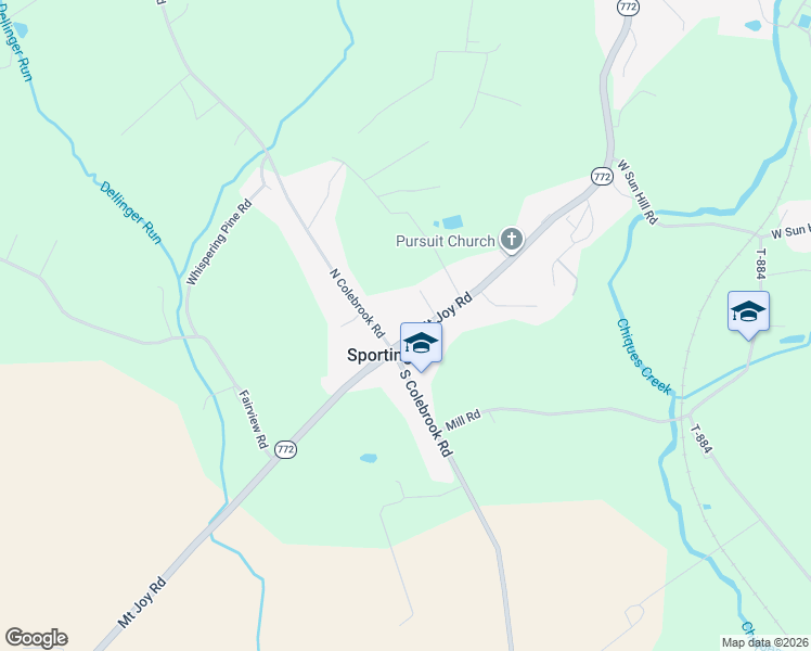 map of restaurants, bars, coffee shops, grocery stores, and more near 1167 Mount Joy Road in Manheim