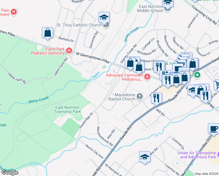 2803 Stanbridge Street, East Norriton PA Walk Score