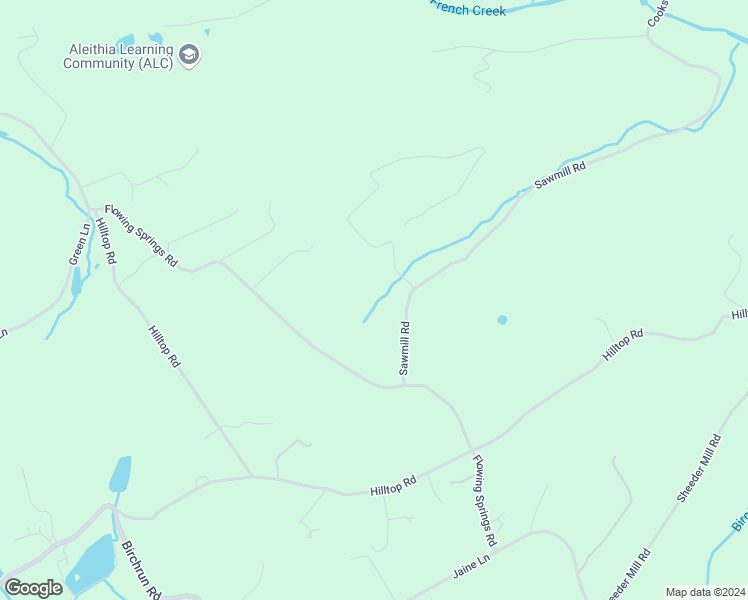 map of restaurants, bars, coffee shops, grocery stores, and more near 1629 Sawmill Road in Spring City