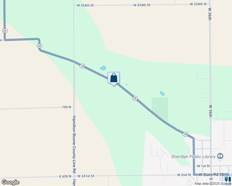 map of restaurants, bars, coffee shops, grocery stores, and more near in Sheridan