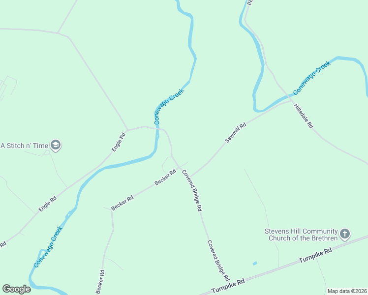 map of restaurants, bars, coffee shops, grocery stores, and more near 169 Covered Bridge Road in Elizabethtown