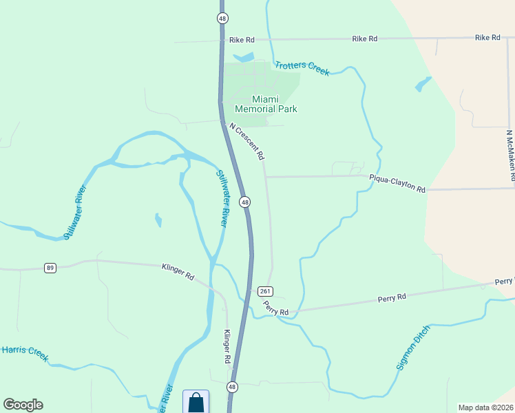 map of restaurants, bars, coffee shops, grocery stores, and more near 7650 North Crescent Road in Covington