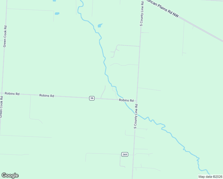 map of restaurants, bars, coffee shops, grocery stores, and more near 15777 Robins Road in Johnstown