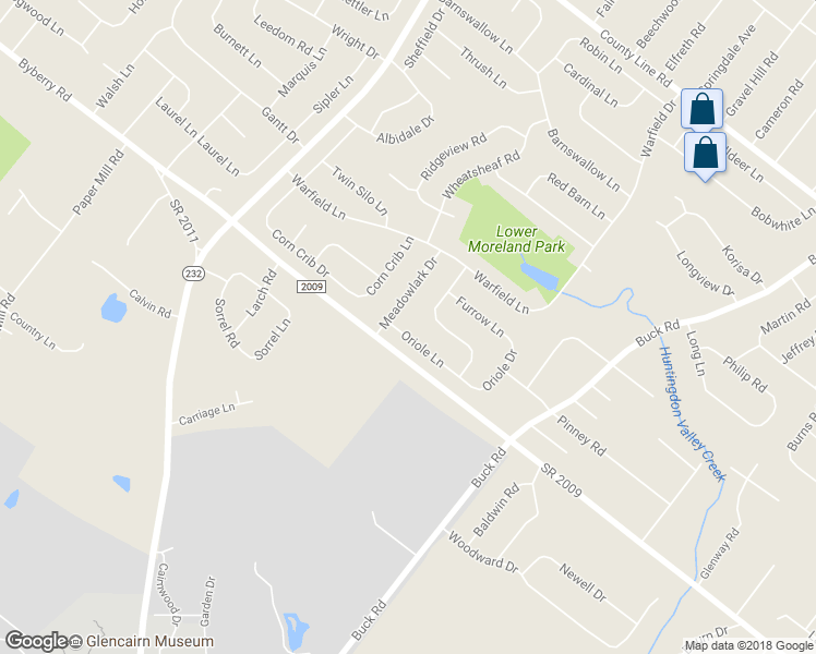map of restaurants, bars, coffee shops, grocery stores, and more near 895 Oriole Lane in Montgomery County