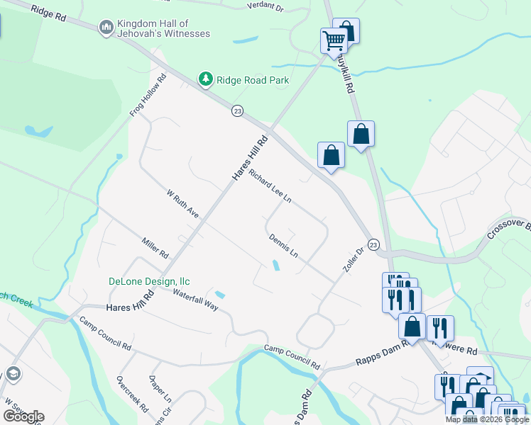 map of restaurants, bars, coffee shops, grocery stores, and more near 5 Thoroughbred Drive in Phoenixville