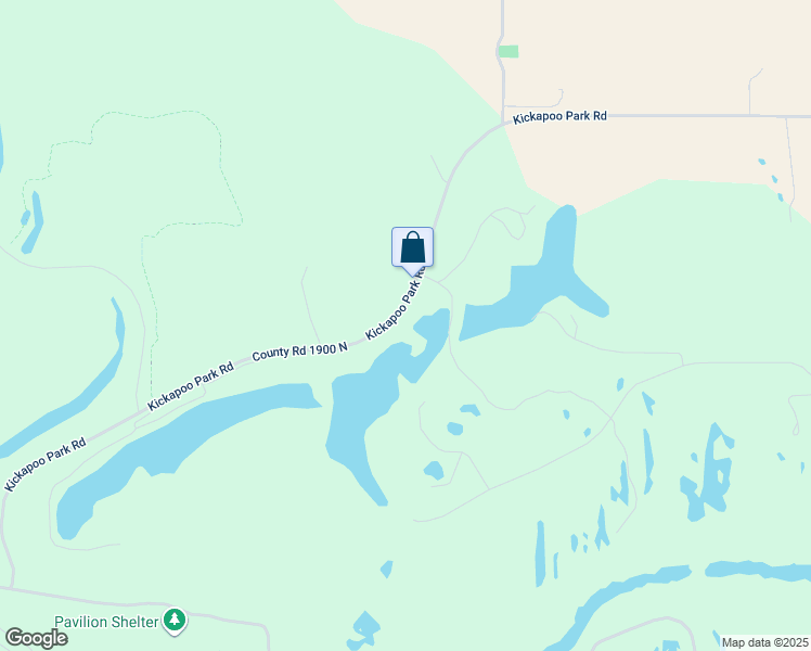 map of restaurants, bars, coffee shops, grocery stores, and more near 11473 Kickapoo Park Road in Oakwood