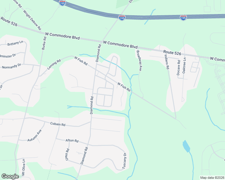 map of restaurants, bars, coffee shops, grocery stores, and more near 40 Antonia Drive in Jackson Township