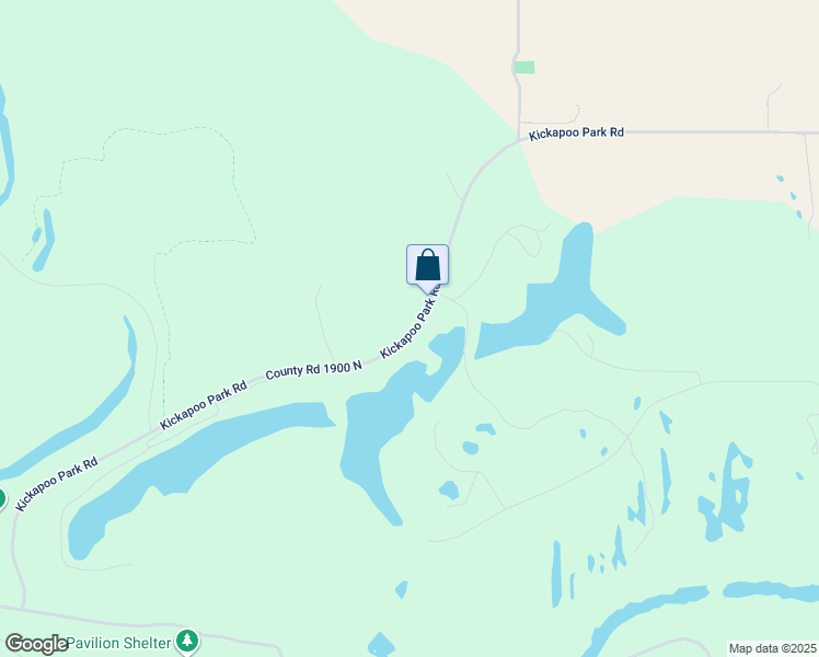 map of restaurants, bars, coffee shops, grocery stores, and more near 11473 Kickapoo Park Road in Oakwood