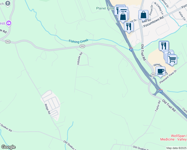 map of restaurants, bars, coffee shops, grocery stores, and more near 80 Cardinal Drive in Goldsboro