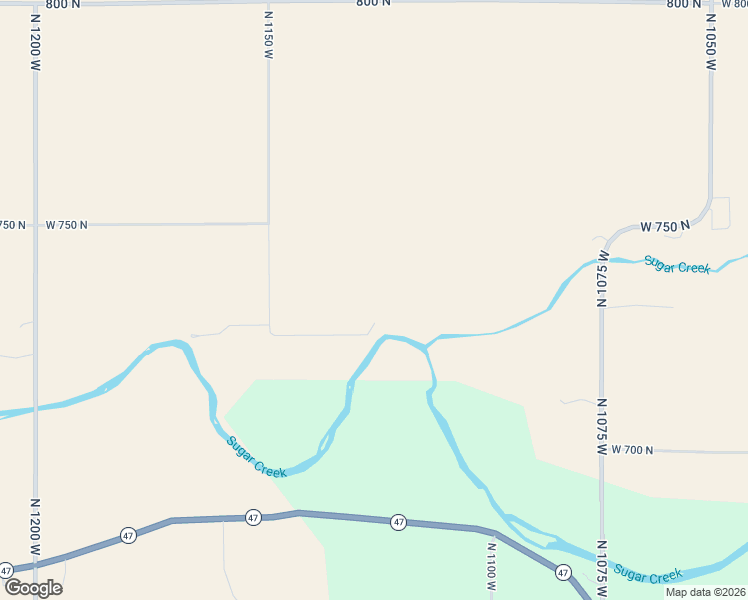 map of restaurants, bars, coffee shops, grocery stores, and more near 7257 North 1150 West in Colfax