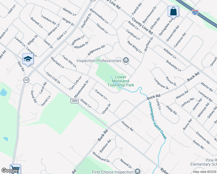 map of restaurants, bars, coffee shops, grocery stores, and more near 811 Warfield Lane in Montgomery County