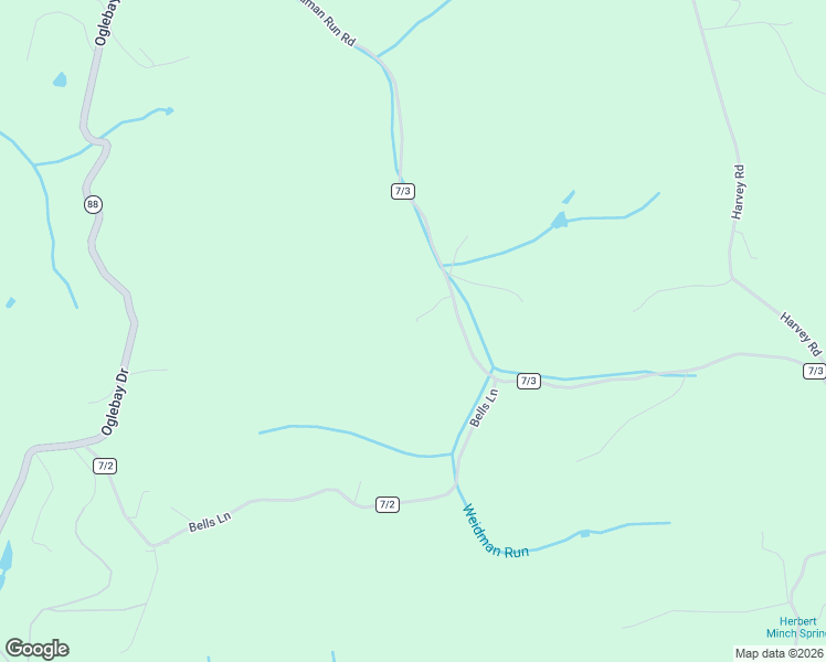 map of restaurants, bars, coffee shops, grocery stores, and more near 945 Weidman Run Road in Wheeling