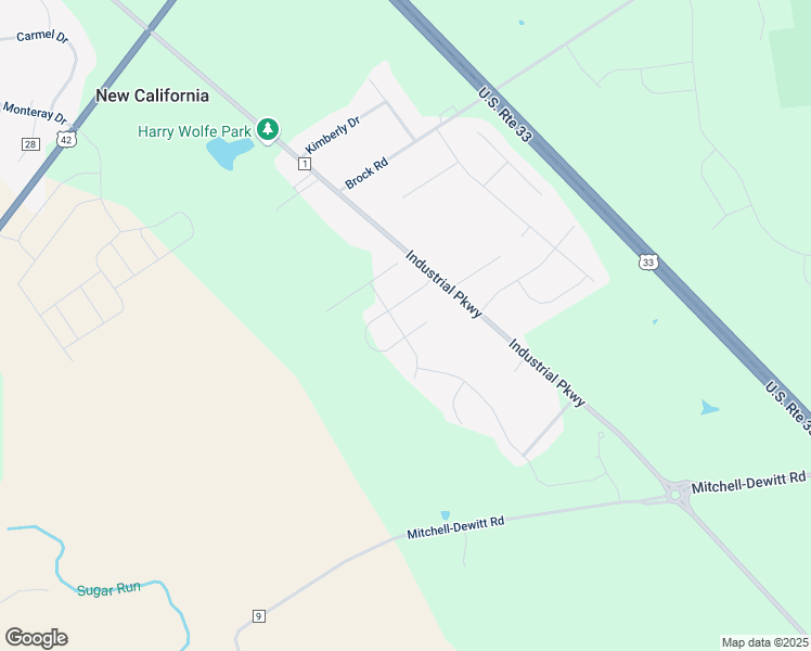 map of restaurants, bars, coffee shops, grocery stores, and more near 9530 Highlands Avenue in Plain City