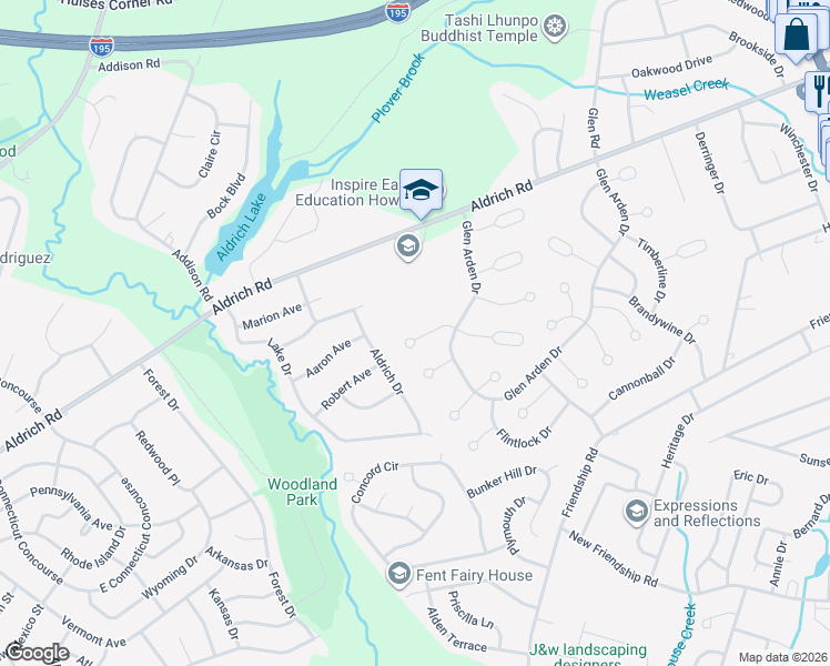 map of restaurants, bars, coffee shops, grocery stores, and more near 14 Silversmith Court in Howell Township