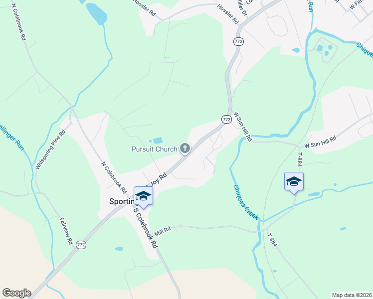 map of restaurants, bars, coffee shops, grocery stores, and more near 1028 Mount Joy Road in Manheim