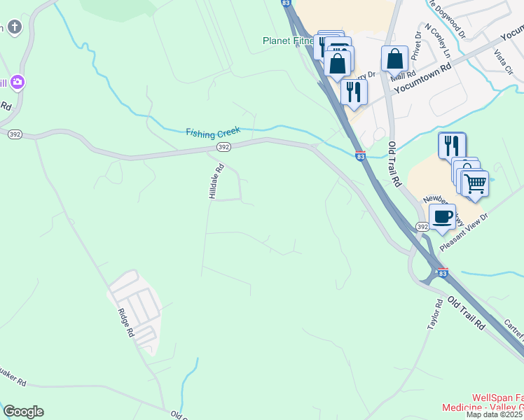 map of restaurants, bars, coffee shops, grocery stores, and more near 80 Cardinal Drive in Goldsboro