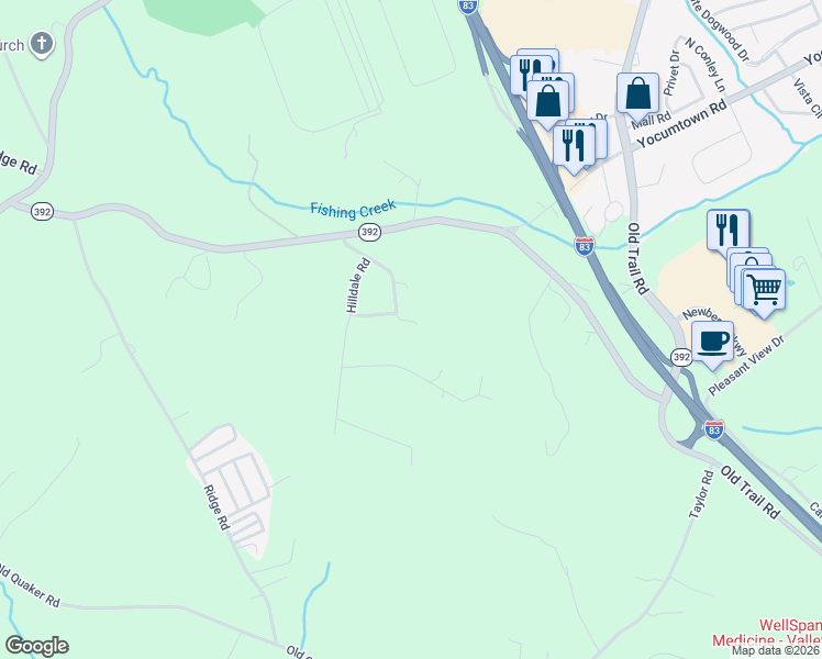 map of restaurants, bars, coffee shops, grocery stores, and more near 80 Cardinal Drive in Goldsboro