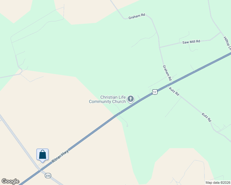 map of restaurants, bars, coffee shops, grocery stores, and more near 3171 Ritner Highway in Newville