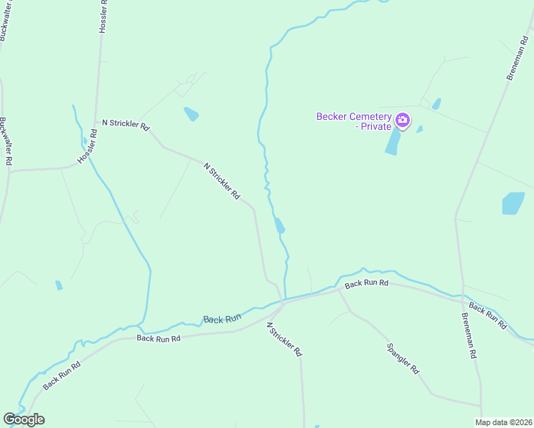 map of restaurants, bars, coffee shops, grocery stores, and more near 1055 North Strickler Road in Manheim