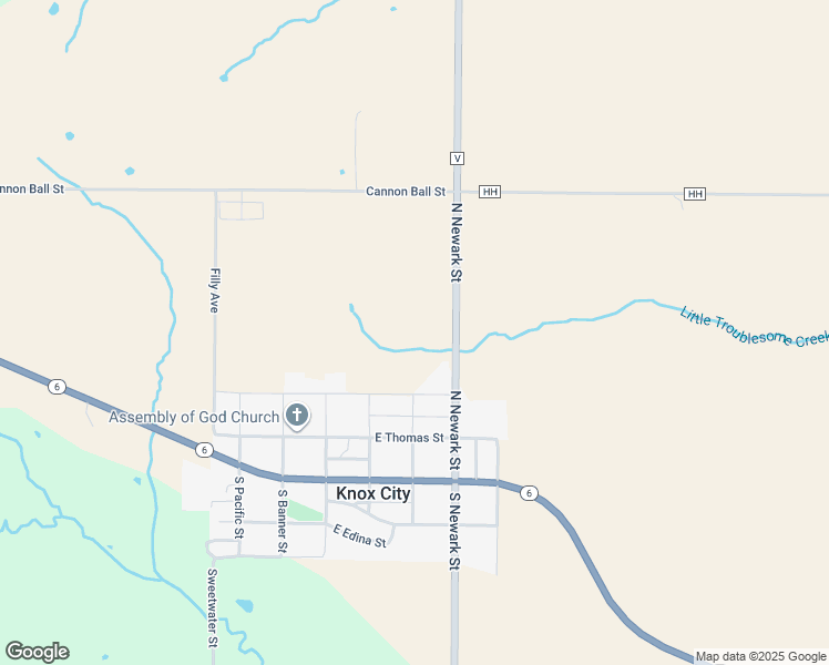 map of restaurants, bars, coffee shops, grocery stores, and more near in Knox City