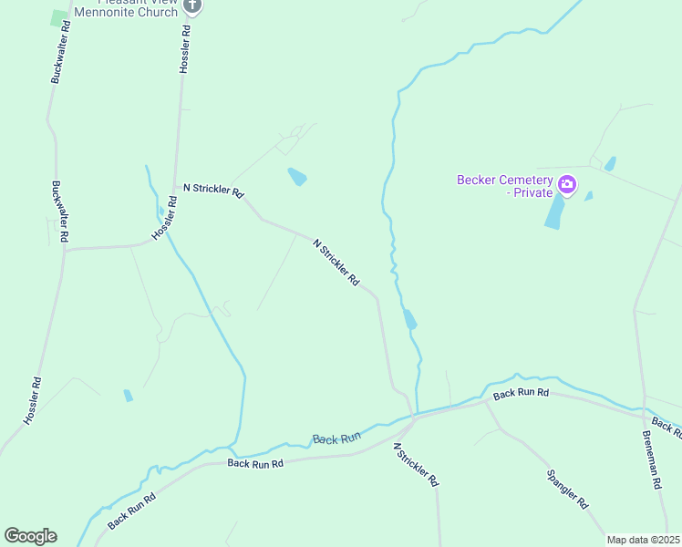 map of restaurants, bars, coffee shops, grocery stores, and more near 1164 North Strickler Road in Manheim