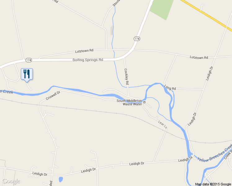 map of restaurants, bars, coffee shops, grocery stores, and more near 1467 Cockleys Meadow Drive in Boiling Springs