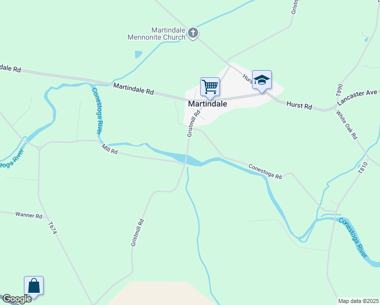 map of restaurants, bars, coffee shops, grocery stores, and more near in Martindale