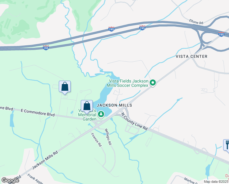 map of restaurants, bars, coffee shops, grocery stores, and more near 578 Dublin Road in Jackson Township