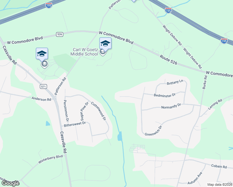 map of restaurants, bars, coffee shops, grocery stores, and more near 14 Scottsdale Court in Jackson Township