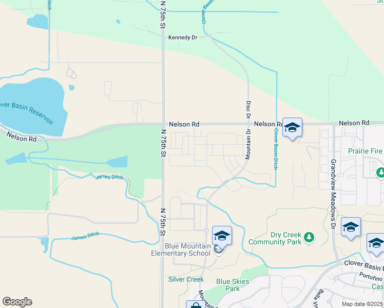 map of restaurants, bars, coffee shops, grocery stores, and more near 5723 Wheaton Ave in Longmont