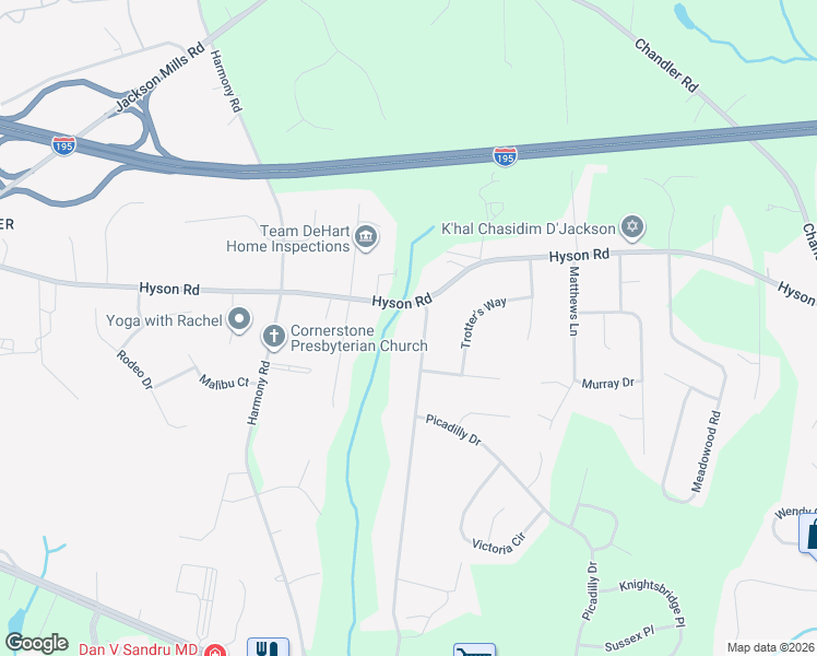 map of restaurants, bars, coffee shops, grocery stores, and more near 484 Cook Road in Jackson Township