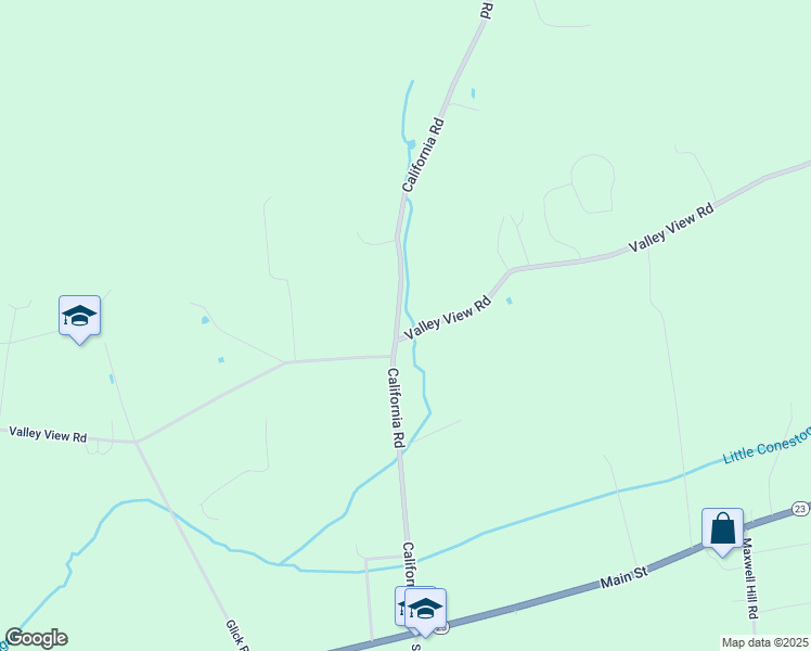 map of restaurants, bars, coffee shops, grocery stores, and more near 2503 Valley View Road in Morgantown