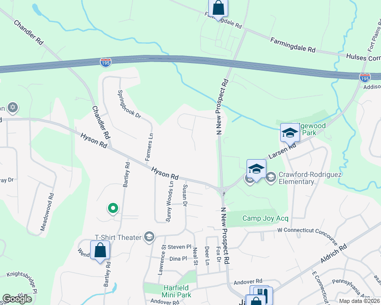 map of restaurants, bars, coffee shops, grocery stores, and more near 14 Phoenix Court in Jackson Township