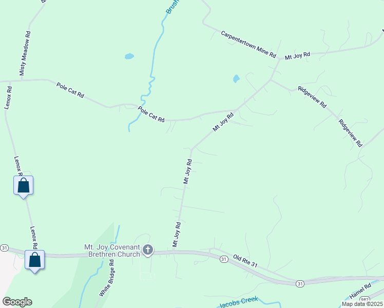 map of restaurants, bars, coffee shops, grocery stores, and more near 435 Mount Joy Road in Mount Pleasant